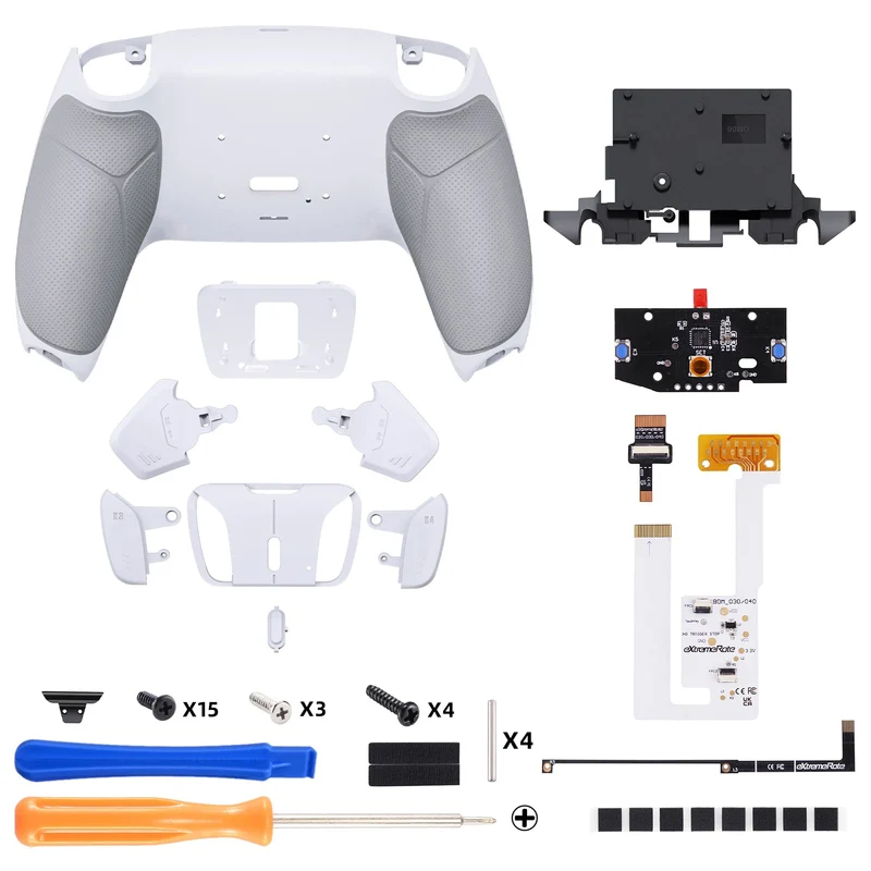 Kit eXtremeRate RISE4 V3 pour manette PS5 — 4 boutons arrière programmables