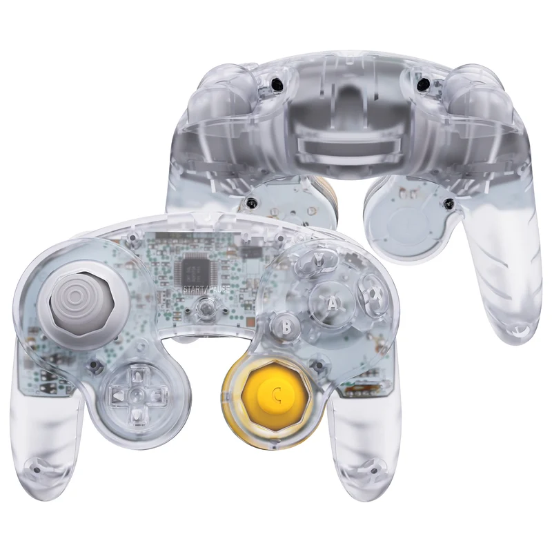 Coque eXtremeRate pour manette GameCube — série translucide, boutons inclus