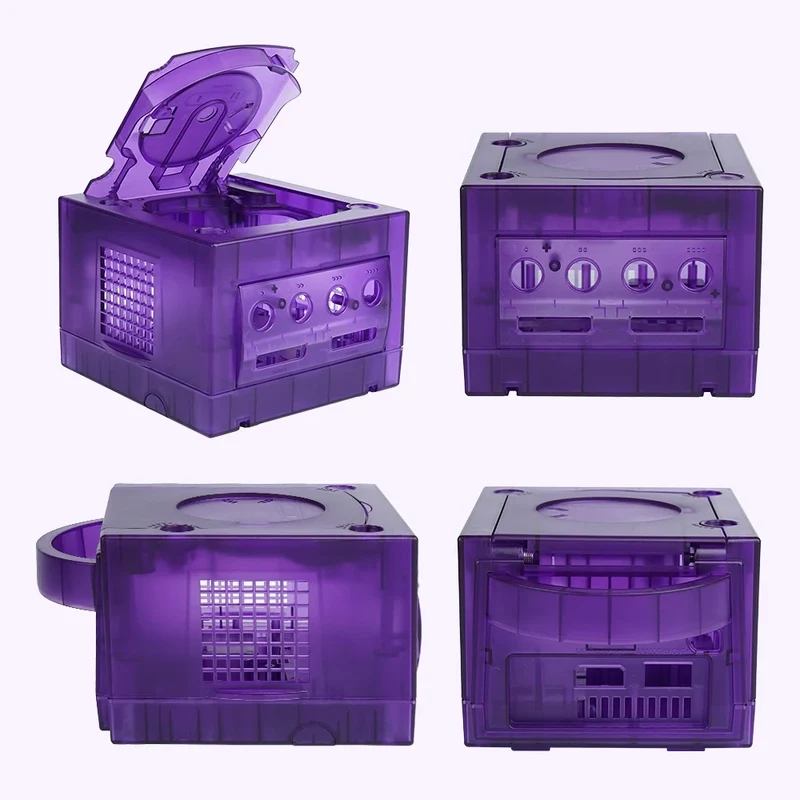 Coque transparente pour GameCube — DOL-001 et DOL-101, coque Game Boy Player en option