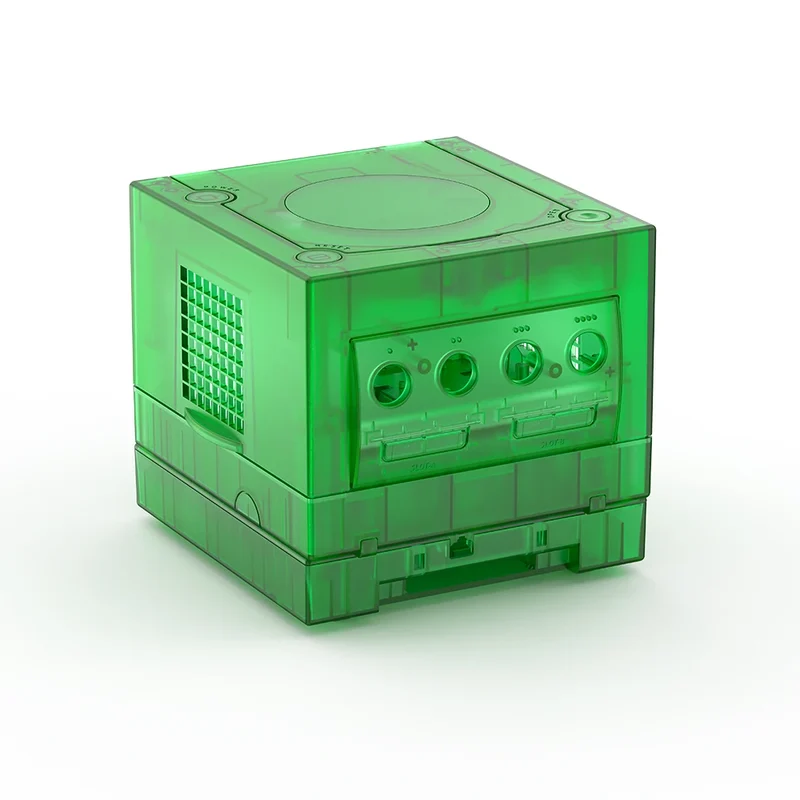 Coque transparente pour GameCube — DOL-001 et DOL-101, coque Game Boy Player en option
