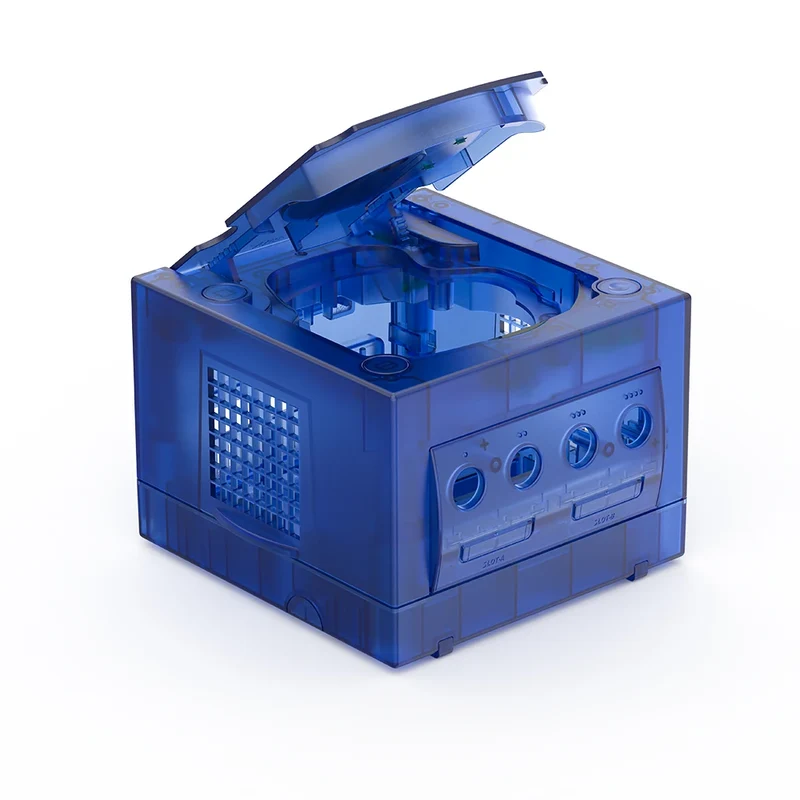 Coque transparente pour GameCube — DOL-001 et DOL-101, coque Game Boy Player en option