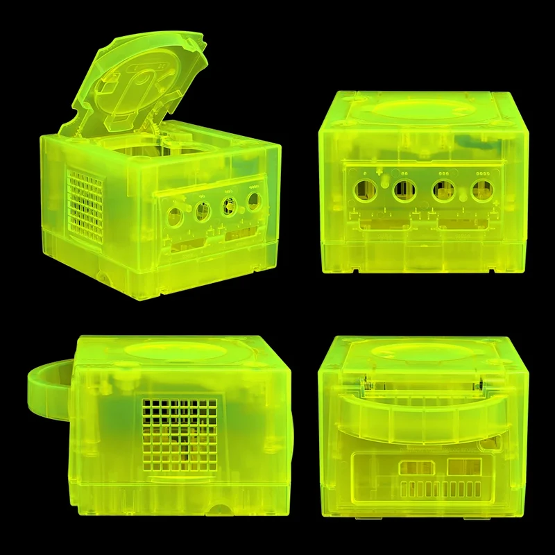 Coque transparente pour GameCube — DOL-001 et DOL-101, coque Game Boy Player en option