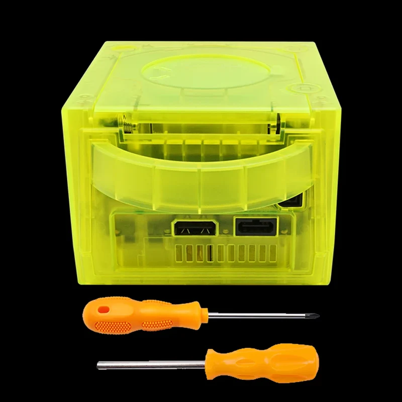 Coque transparente pour GameCube — DOL-001 et DOL-101, coque Game Boy Player en option