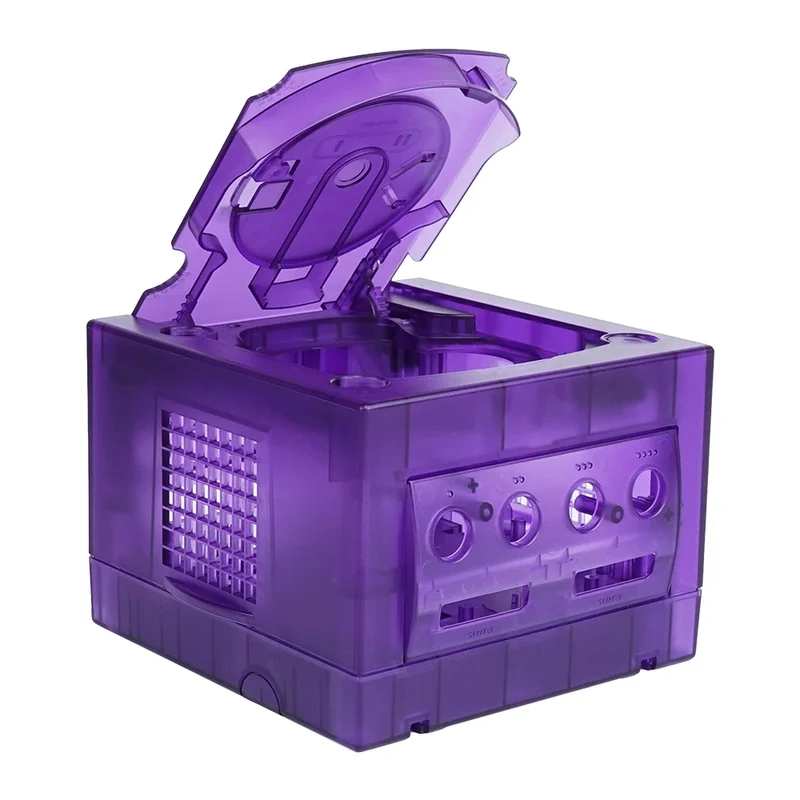 Coque transparente pour GameCube — DOL-001 et DOL-101, coque Game Boy Player en option