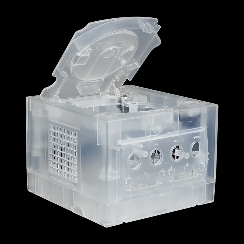 Coque transparente pour GameCube — DOL-001 et DOL-101, coque Game Boy Player en option