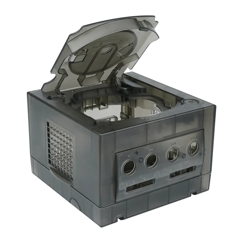Coque transparente pour GameCube — DOL-001 et DOL-101, coque Game Boy Player en option