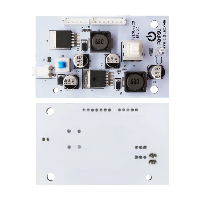 Carte d'alimentation 12 V pour PS1 — remplacement du bloc interne, Rev 2.0