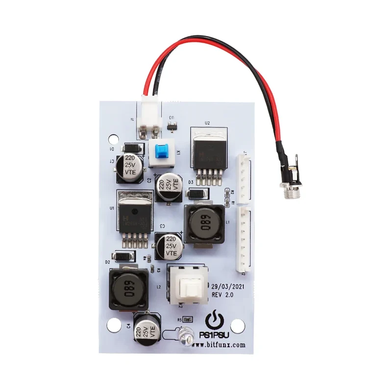 Carte d'alimentation 12 V pour PS1 — remplacement du bloc interne, Rev 2.0