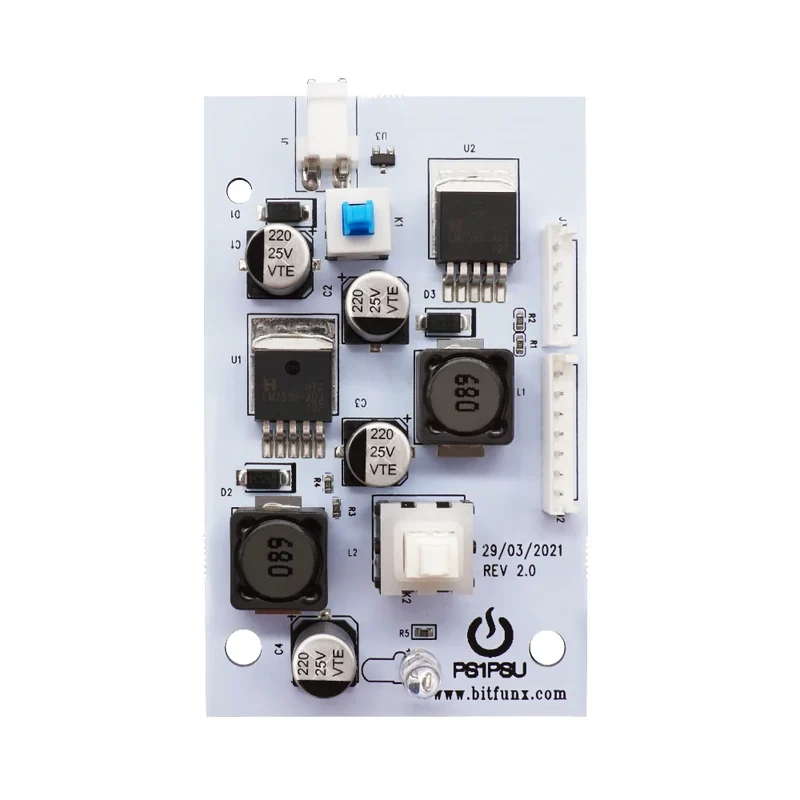 Carte d'alimentation 12 V pour PS1 — remplacement du bloc interne, Rev 2.0