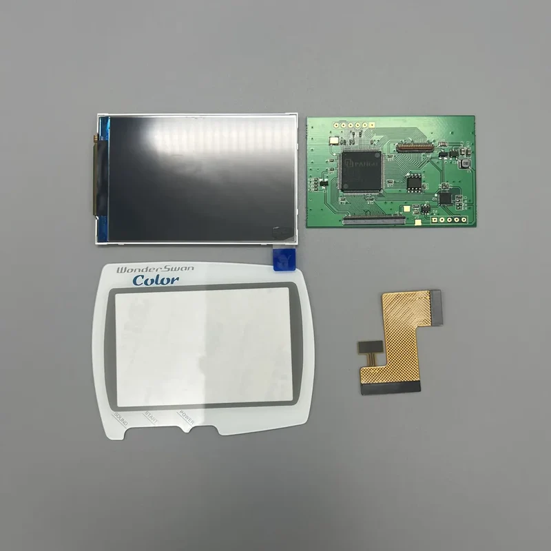 Kit écran IPS pour WonderSwan Color — sans découpe de coque, taille d'origine