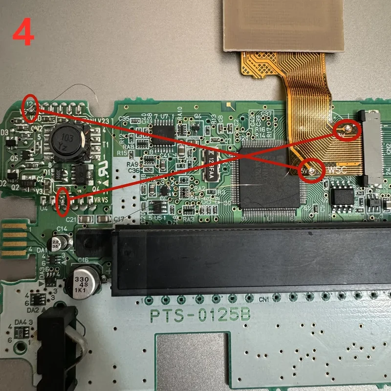 Kit écran IPS pour WonderSwan Color — sans découpe de coque, taille d'origine