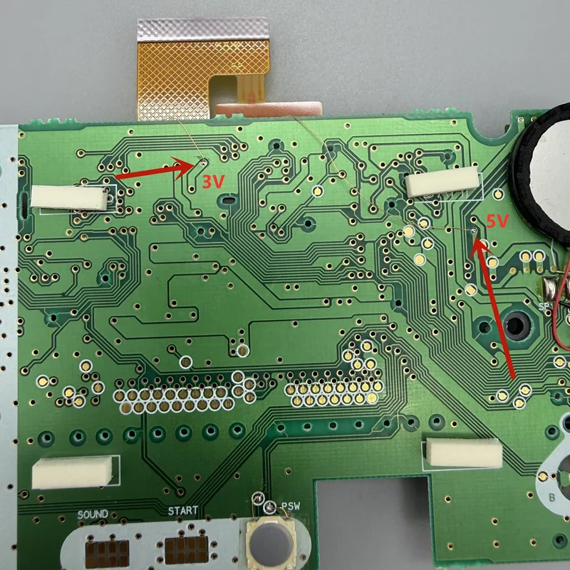 Kit écran IPS pour WonderSwan Color — sans découpe de coque, taille d'origine