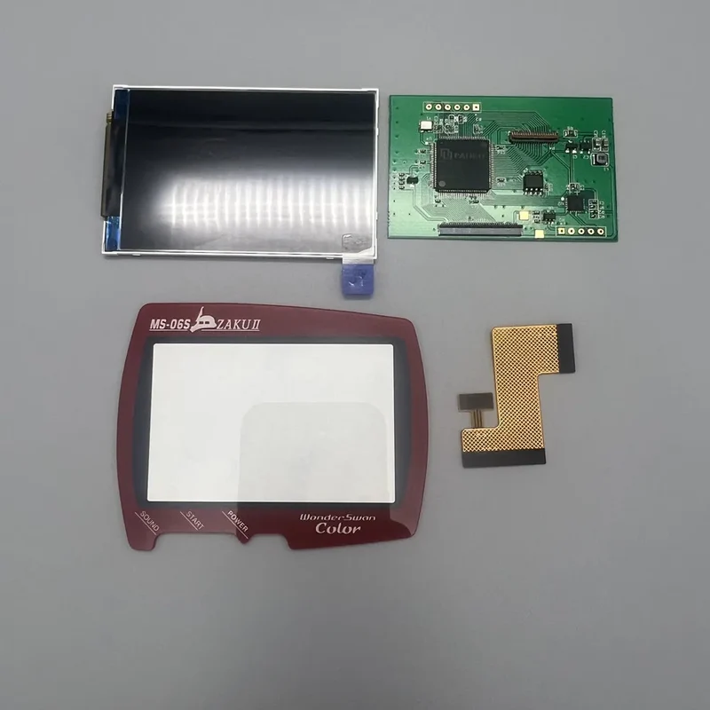 Kit écran IPS pour WonderSwan Color — sans découpe de coque, taille d'origine