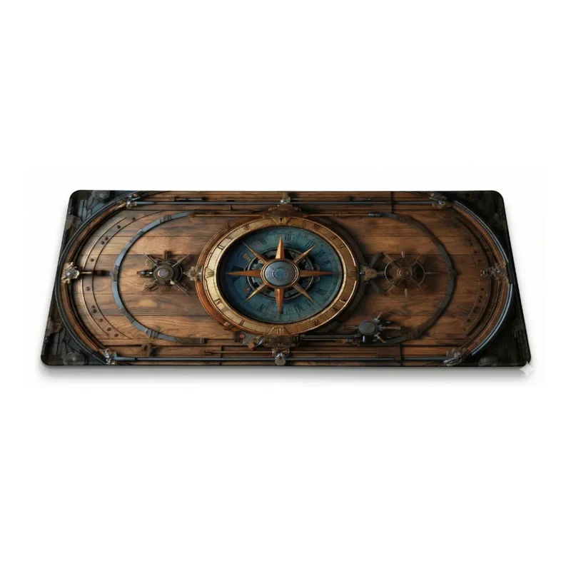 Tapis de Souris XXL Fantasy — Odyssée Nautique Steampunk | PopMyPad