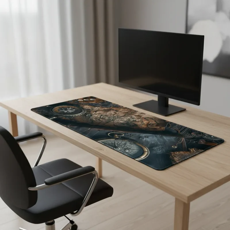 XXL Fantasy Mouse Pad — Explorer's Odyssey | PopMyPad