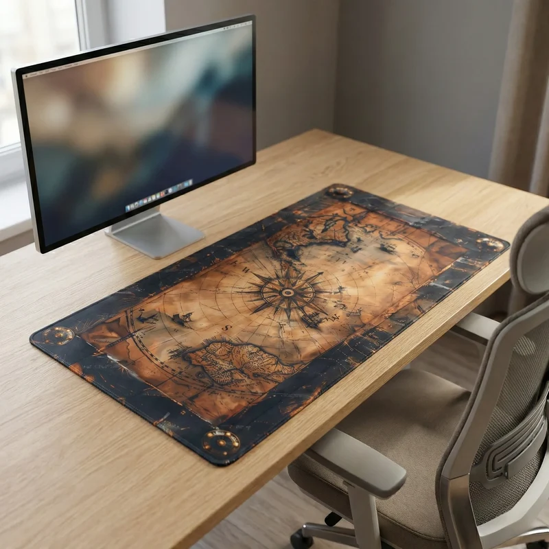 XXL Fantasy Mouse Pad — Cartographer's Odyssey | PopMyPad