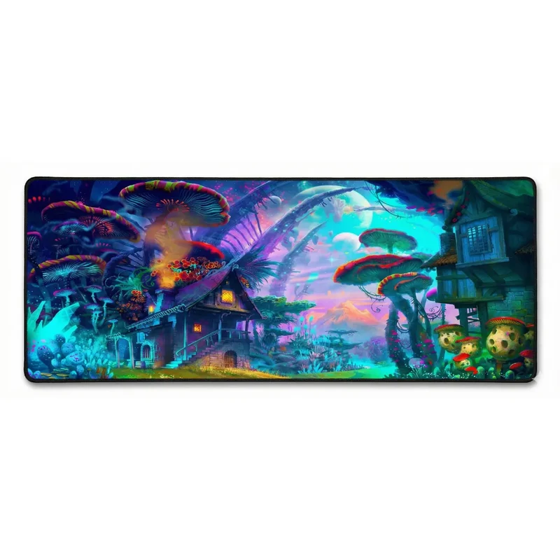 XXL Fantasy Mouse Pad — Dreamlike Mushroom Forest | PopMyPad