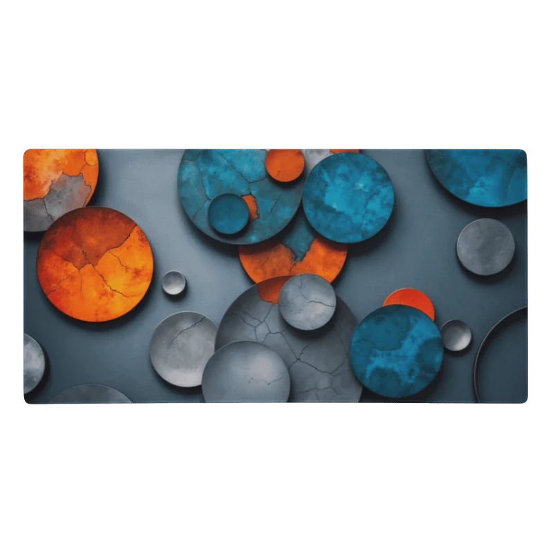 Tapis De Souris Original Sphères Craquelées