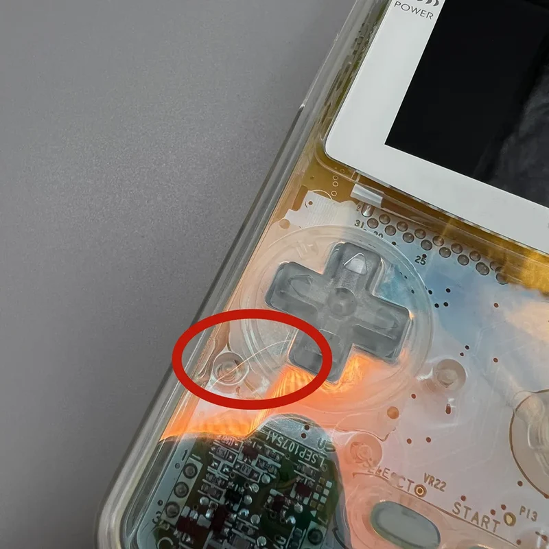Écran IPS 2,6 pouces pour Game Boy Pocket — kit avec coque adaptée