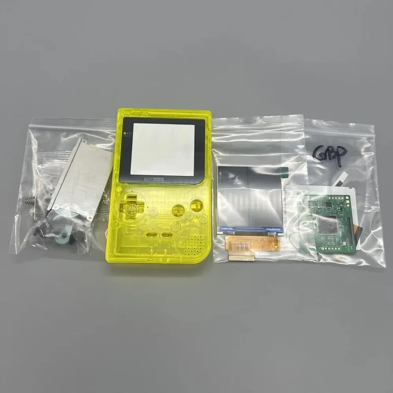 Écran IPS 2,6 pouces pour Game Boy Pocket — kit avec coque adaptée