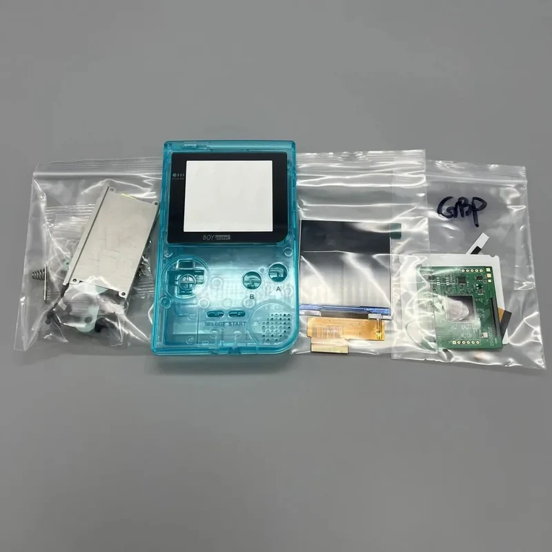 Écran IPS 2,6 pouces pour Game Boy Pocket — kit avec coque adaptée