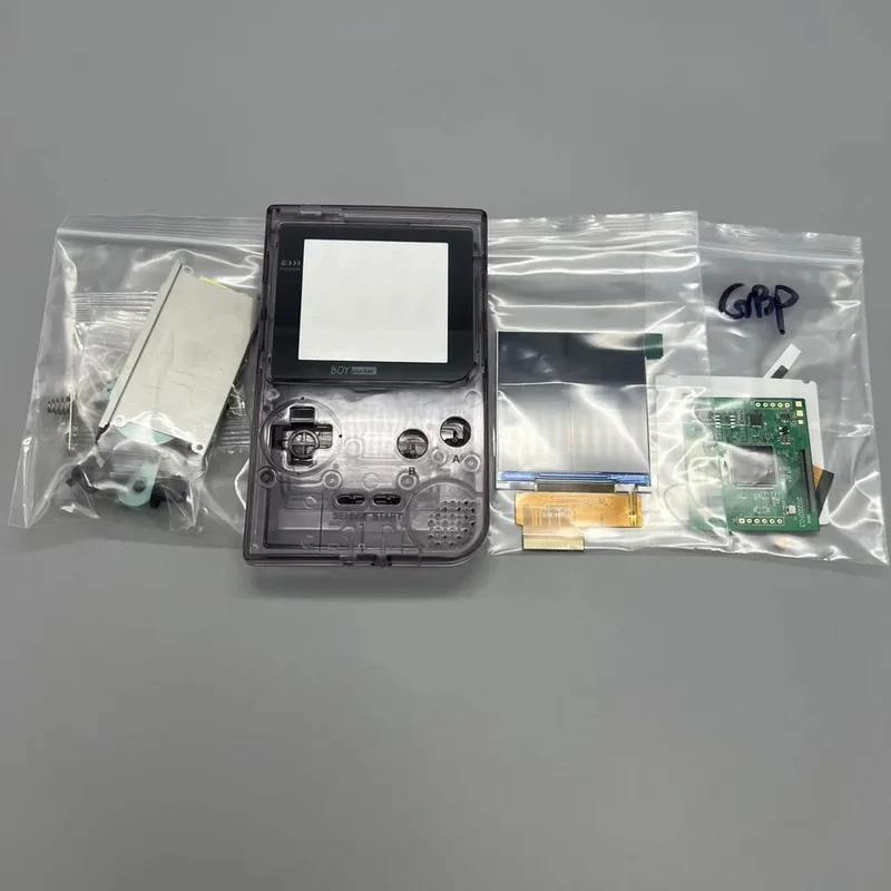 Écran IPS 2,6 pouces pour Game Boy Pocket — kit avec coque adaptée