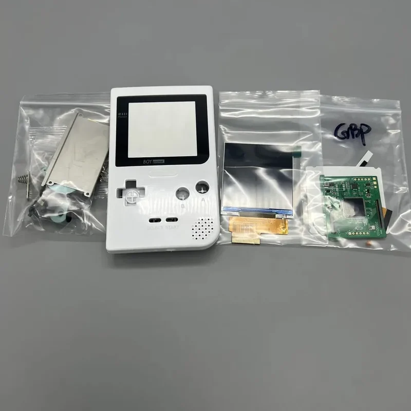 Écran IPS 2,6 pouces pour Game Boy Pocket — kit avec coque adaptée