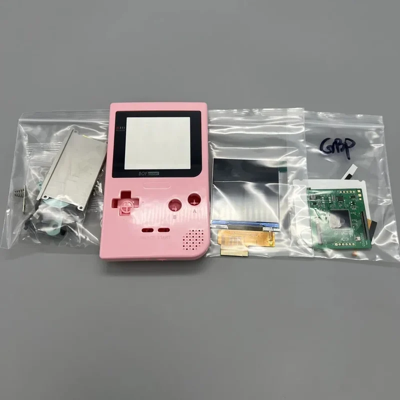 Écran IPS 2,6 pouces pour Game Boy Pocket — kit avec coque adaptée