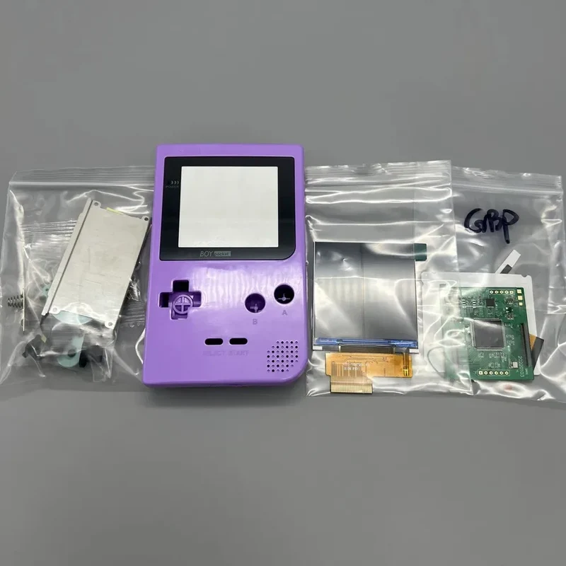 Écran IPS 2,6 pouces pour Game Boy Pocket — kit avec coque adaptée