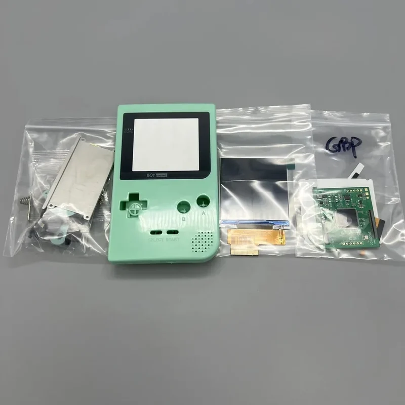 Écran IPS 2,6 pouces pour Game Boy Pocket — kit avec coque adaptée