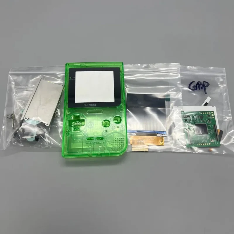 Écran IPS 2,6 pouces pour Game Boy Pocket — kit avec coque adaptée