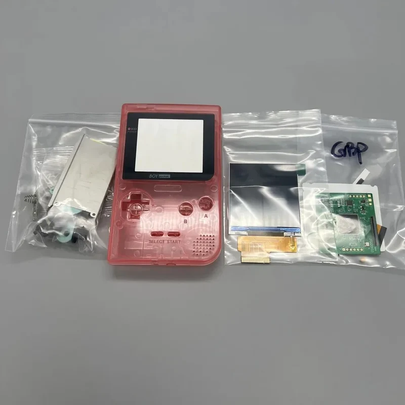 Écran IPS 2,6 pouces pour Game Boy Pocket — kit avec coque adaptée