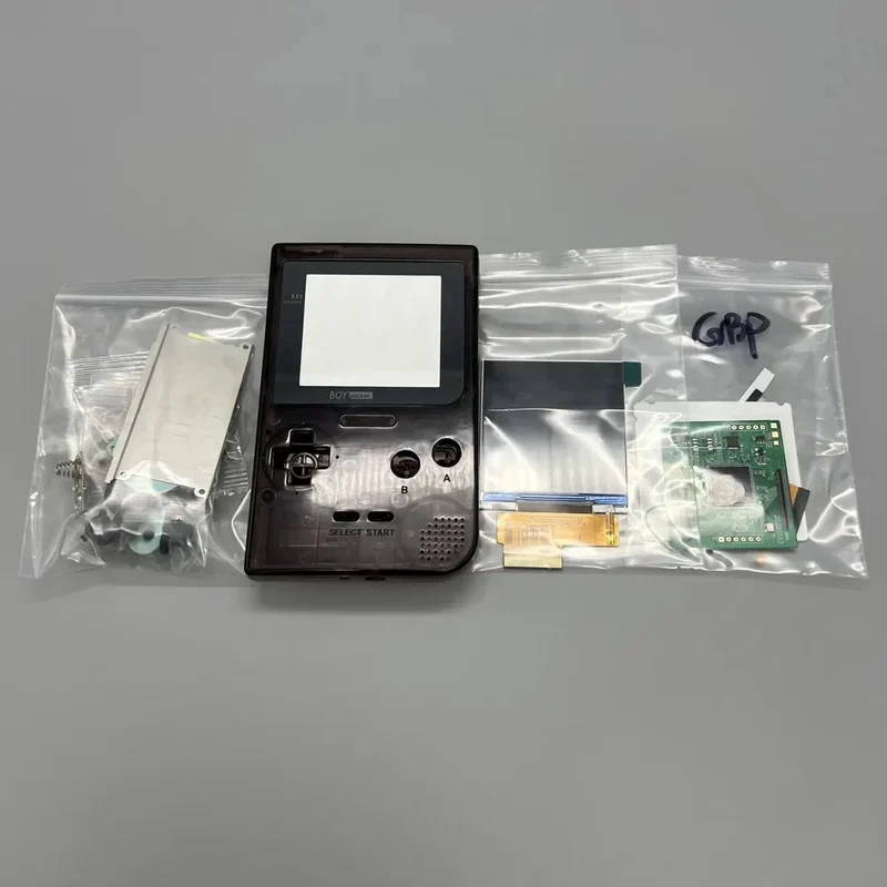 Écran IPS 2,6 pouces pour Game Boy Pocket — kit avec coque adaptée
