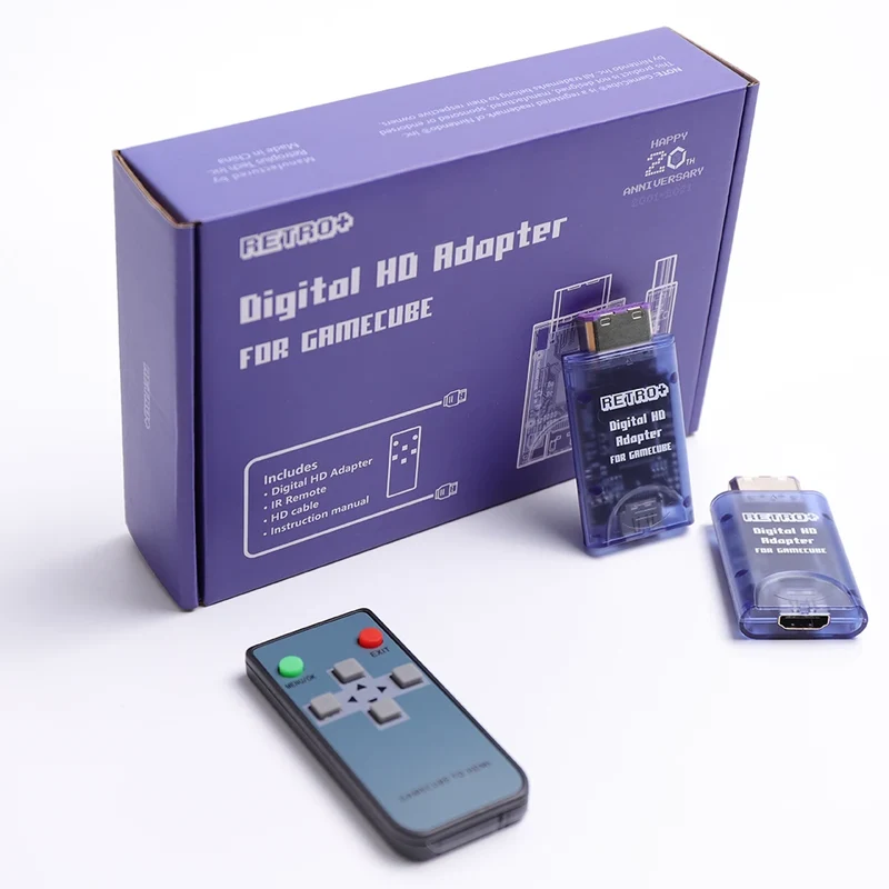 Adaptateur HDMI GameCube — sortie numérique par le port Digital AV