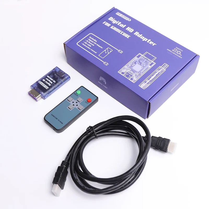 Adaptateur HDMI GameCube — sortie numérique par le port Digital AV