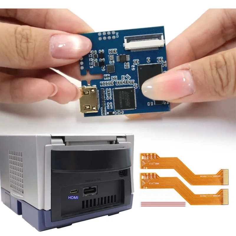 Kit HDMI interne Hispeedido pour GameCube — sortie vidéo numérique
