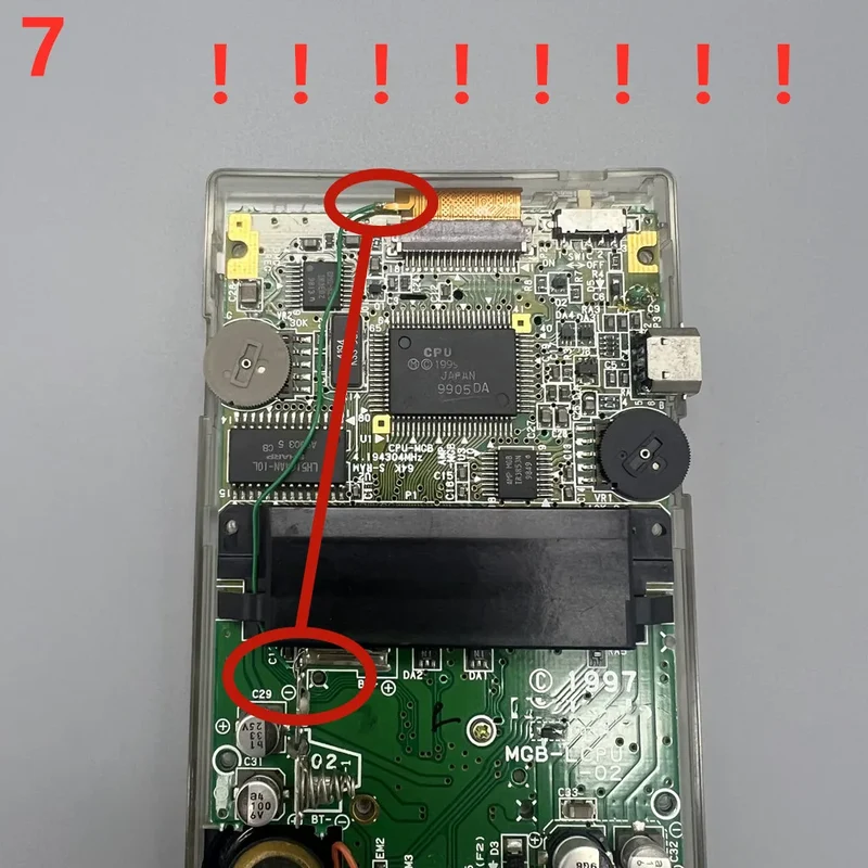 Écran IPS 2,6 pouces pour Game Boy Pocket — format d'origine, vitre au choix