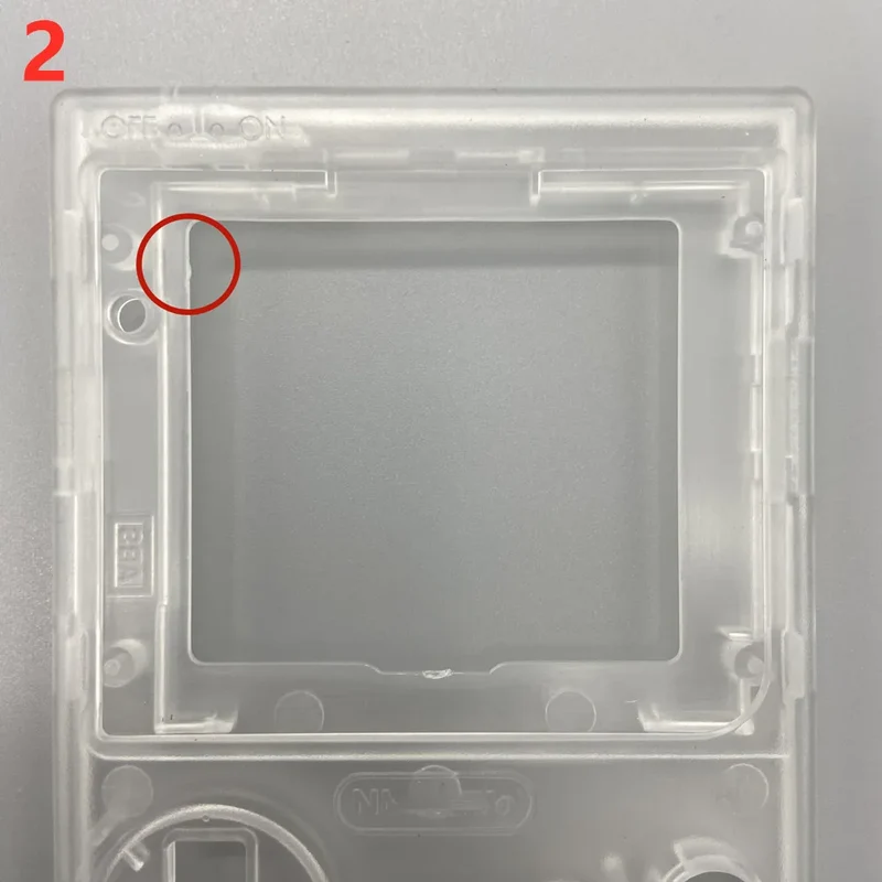 Écran IPS 2,6 pouces pour Game Boy Pocket — format d'origine, vitre au choix