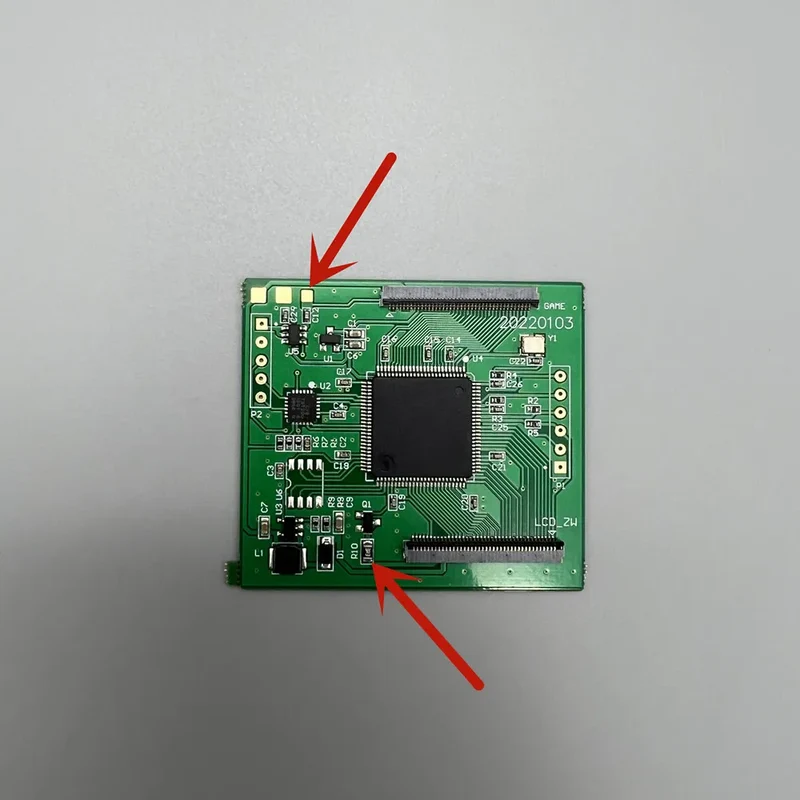 Écran IPS 2,6 pouces pour Game Boy Pocket — format d'origine, vitre au choix