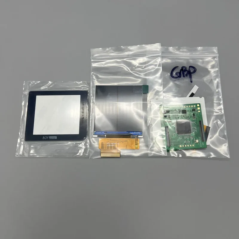 Écran IPS 2,6 pouces pour Game Boy Pocket — format d'origine, vitre au choix