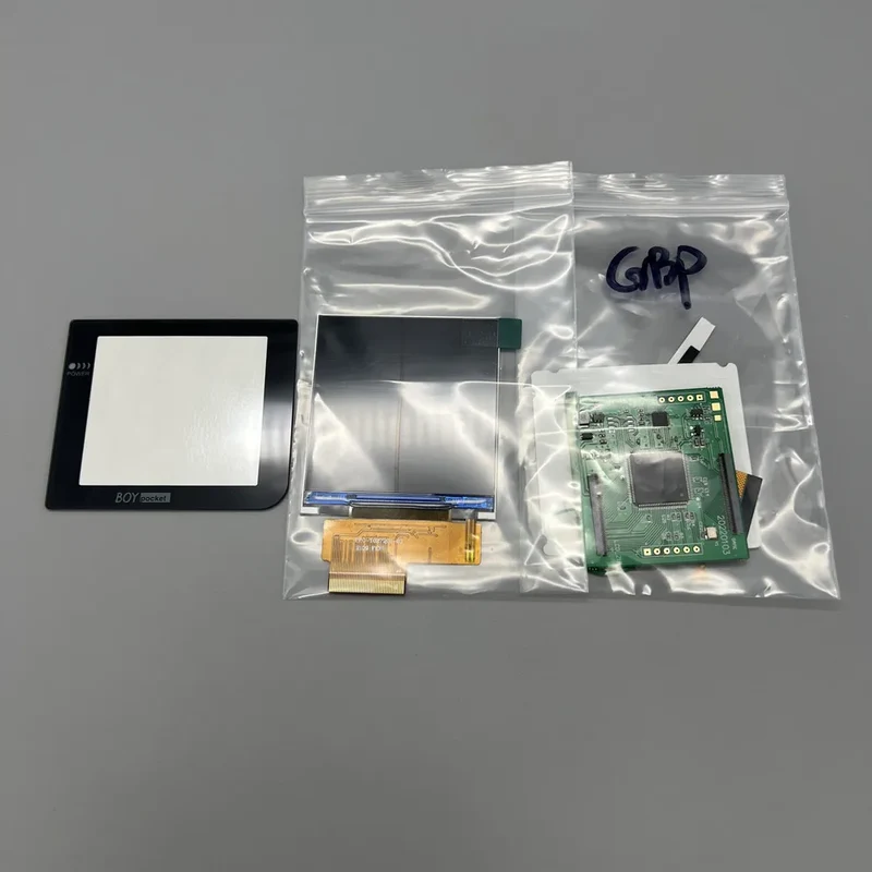 Écran IPS 2,6 pouces pour Game Boy Pocket — format d'origine, vitre au choix