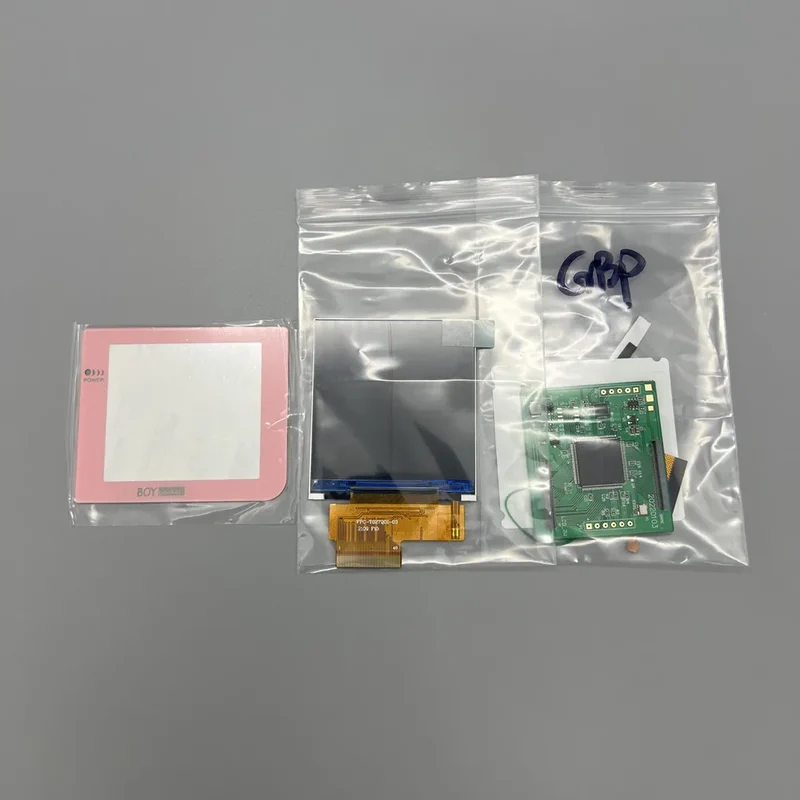 Écran IPS 2,6 pouces pour Game Boy Pocket — format d'origine, vitre au choix