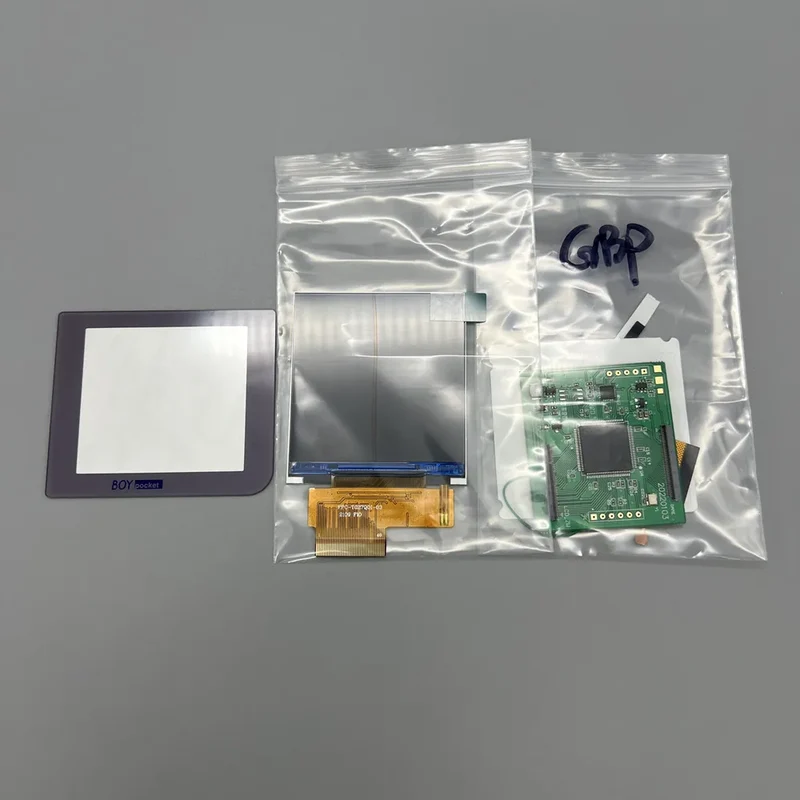 Écran IPS 2,6 pouces pour Game Boy Pocket — format d'origine, vitre au choix