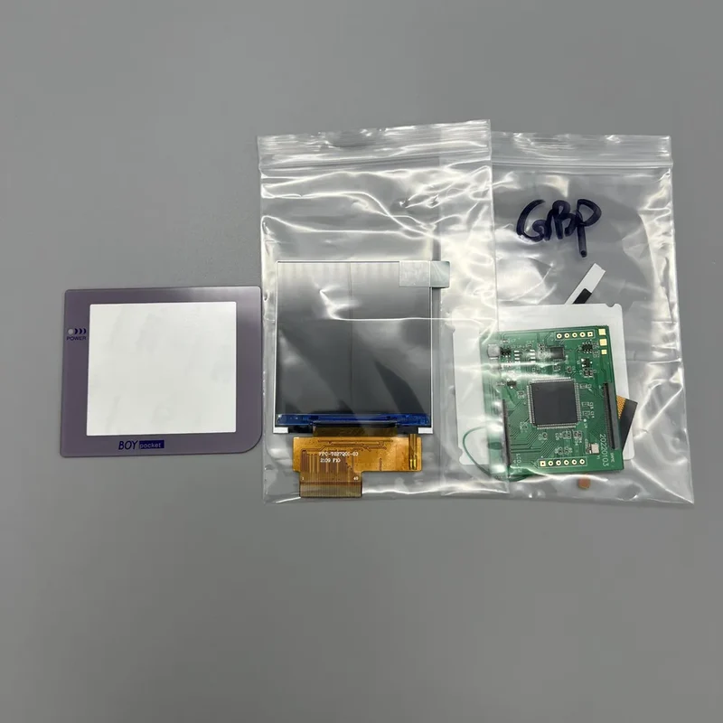 Écran IPS 2,6 pouces pour Game Boy Pocket — format d'origine, vitre au choix