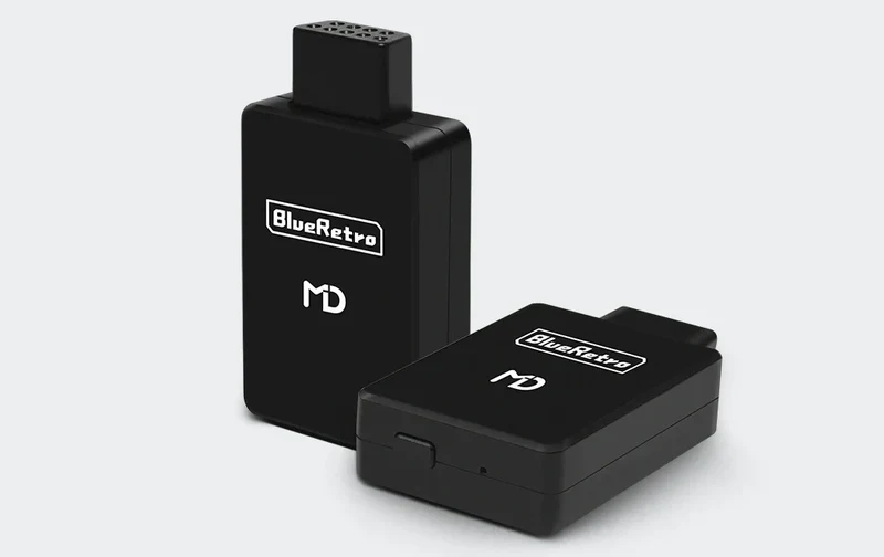 Adaptateur BlueRetro RetroScaler pour Mega Drive — manettes Bluetooth sans fil
