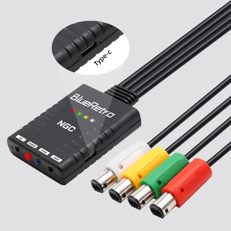 Adaptateur BlueRetro RetroScaler pour GameCube — réf. RSBL-231149