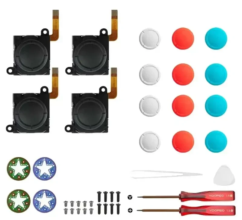 Joystick GuliKit NS40T TMR ou NS40 pour Joy-Con — capteur magnétique anti-dérive