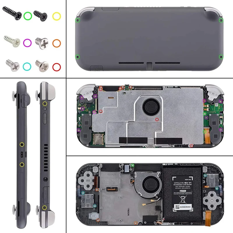 Coque eXtremeRate pour Switch Lite — protection d'écran et boutons ABXY inclus