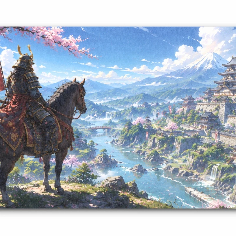 Tapis de Souris "Le guerrier japonais"