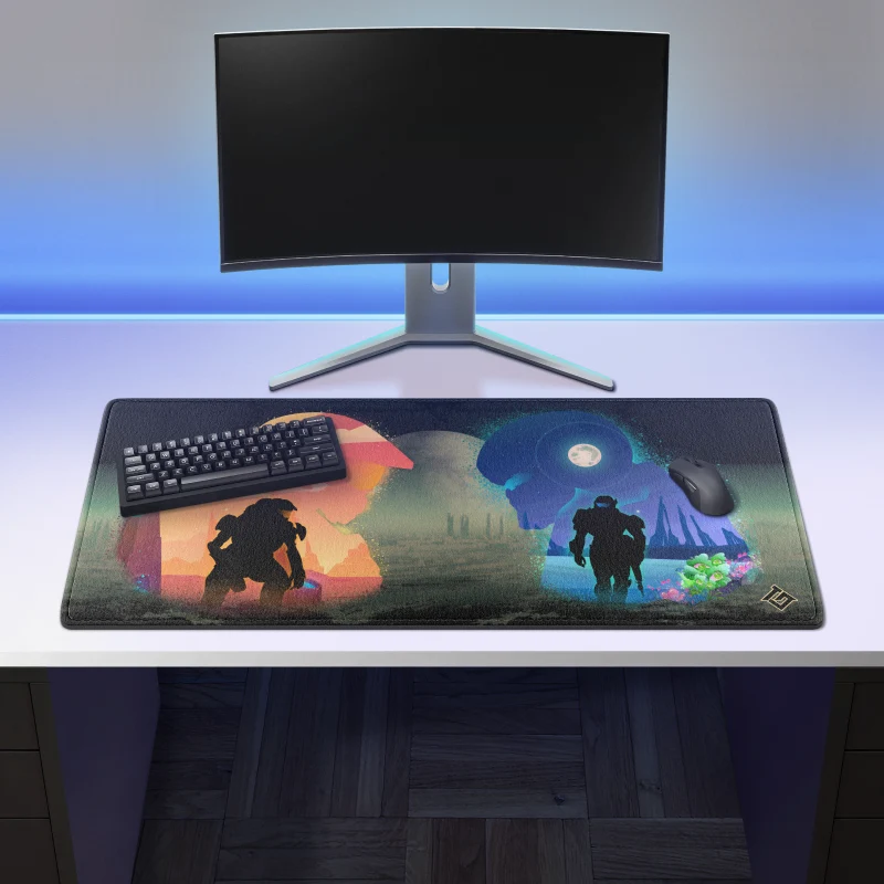 Tapis de Souris "Spartan VS Covenant"